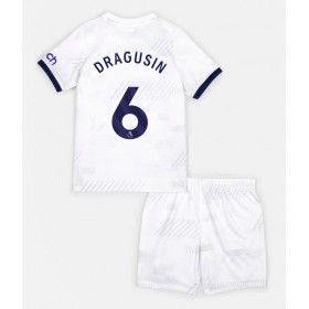 Tottenham Hotspur Radu Dragusin #6 Heimtrikot 2023-24 Kurzarm (+ kurze hosen)